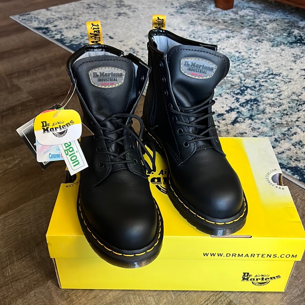 BRAND NEW Dr. Martens Steel Toe Boots